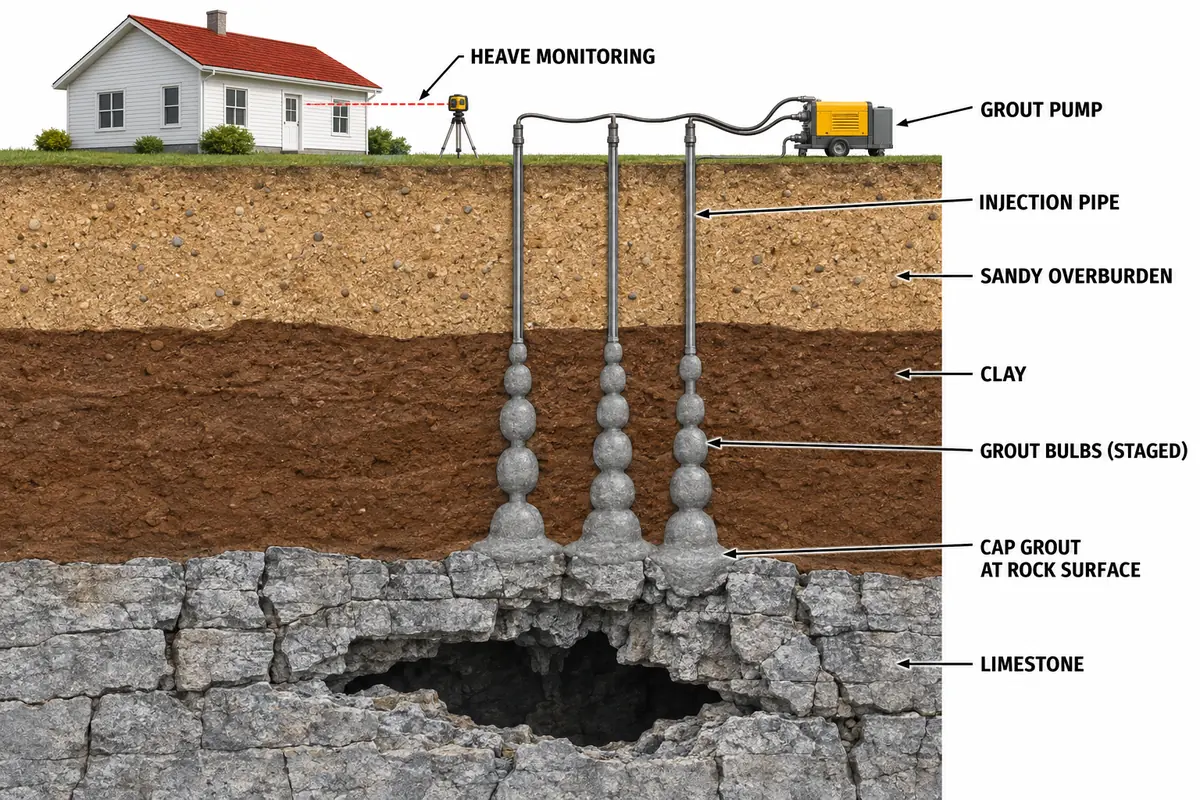 compaction grouting diagram